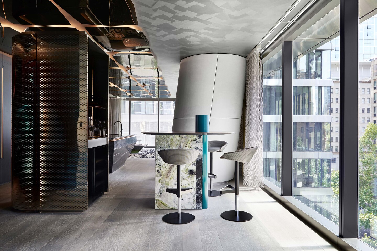 Bar Chair Hotel Furniture Tall Nordic Metal Velvet Kitchen Leather High Modern Stools
